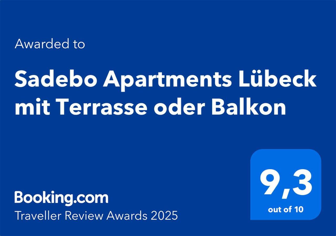 Sadebo Apartments Luebeck Mit Terrasse Oder Balkon 外观 照片